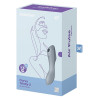 Satisfyer Stimulateur de clitoris Curvy Trinity 3 Satisfyer Gris